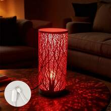 Ironwork Hollowed-Out Projection LED Indoor Ambient Light With Big Tree Decoration Is Suitable For Romantic Atmosphere In Bedrooms And Living Rooms - RGB16 Colors - View 2