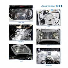 Sheets Sound Deadening Damping Mat Car Silent Compact Van Proofing 5mm Auto - Silver - View 6