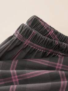 2pcs Disney Marie Cat Pink Long Sleeve Sleepwear Set, Cotton Cartoon Pajamas For Women, Spring/Autumn - Pink - View 6