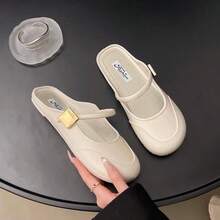 Women's Slip-On Casual Fashion Flat Sandals - White - View 3