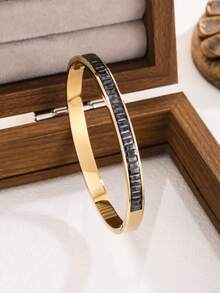 4件套女士首饰套装，18K镀金锆石手链，奢华叠戴手链，生日/新年/情人节礼物，情侣/闺蜜配饰，百搭高端 - 多色3 - 查看 9