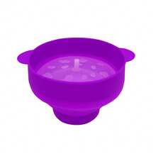 1pc Silicone Popcorn Bowl, Foldable With Handle, Heat Resistant, With Lid For Microwave Heating, Dishwasher Silicone Popcorn Maker For Home Use - Multicolor - View 18