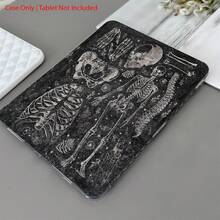 1pc Anatomical Skeleton Pattern Tablet Protective Case - Suitable For Those Pursuing Avant-Garde Gothic Style And Unique Design, With Pen Slot And Multi-Angle Stand Tablet Protective Case - Compatible With IPad 10.9"/10.2"/Air 5th Gen/Pro 11"/10th Gen/9.7"/Air 2/IPad (7th Gen)/IPad (8th Gen)/IPad Air 4/5/IPad Pro 11"/2022 IPad 10th - Multicolor - View 9