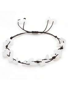 Handmade Beaded Stone Bracelet, Yellow Quartz, Sunstone, Raw Stone Chips Jewelry For Women - Bracelet - View 14