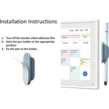 مجموعة قلم تعمل باللمس وحامل مناسبة لتقويم الشمس 15 بوصة و27 بوصة، قلم ثنائي الطرف لتقويم الشمس 15.6 بوصة و27 بوصة، مع حامل قلم هدايا للأم والعائلة والأصدقاء والأطفال وأعياد الميلاد والمناسبات - متعدد الألوان - مشاهدة 5