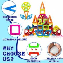 Bộ đồ chơi nam châm cho trẻ em, khối xây dựng nam châm, đồ chơi giáo dục STEM, giúp phát triển tốt hơn khả năng thực hành và sáng tạo của trẻ, khối xếp hình STEM, có thể tạo ra nhiều hình dạng khác nhau, hoàn hảo cho tiệc sinh nhật. - Nhiều màu - Xem 3