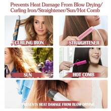 WOZUTUNT Heat Protectant Spray For Hair - Coconut- Thermal Protector Spray - Paraben &Amp; Dye Free Travel Size - 3.4fl Oz - MàuB - Xem 9