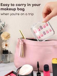 Hộp đựng móng tay giả dán hai mặt, hộp đựng móng tay giả bằng nhựa trong suốt, hộp trưng bày móng tay giả, hộp đựng móng trong suốt, hộp đựng móng giả, hộp trưng bày và sắp xếp móng tay giả dán trong suốt, giá trưng bày móng tay giả dán hai mặt, thích hợp cho móng tay giả dán. - Nhiều màu - Xem 6