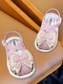 Children's Pearl Heart Sandals, Korean Style Fashion Soft Bottom Sandals For Girls - Pink - View 3