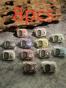 1pc/6pcs/8pcs/12pcs Study Room Spring Reading | Learning Tracker With Rhinestone Counter, Track Recitation Times To Improve Exam Preparation Efficiency - Multicolor - View 15