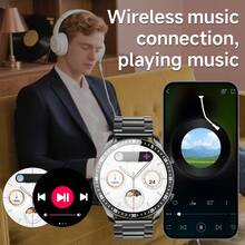 这款男女皆宜的全触屏智能手表，具备天气预报、遥控拍照和音乐播放、USB充电、大容量锂聚合物电池、高清显示屏、可自定义表盘以及各种应用程序通知等功能。它兼容安卓和iOS智能手机，是任何场合的完美礼物！ - 彩色 - 查看 10
