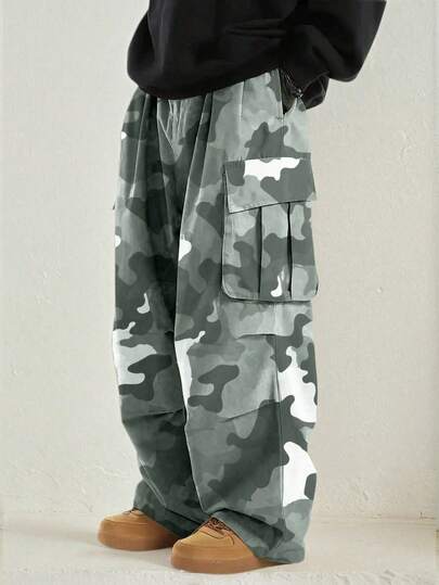 男士薄荷绿休闲工装裤，户外轻便多功能工作裤，春夏款