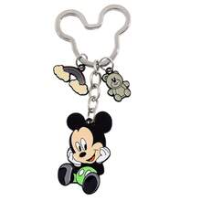 Disney 1pc Cute Cartoon Mickey & Minnie Zinc Alloy Keychain, Fashionable & Delicate Lovely Bow-Tie Mickey Bag Charm, Suitable For Daily Wear Or As A Gift - Multicolor - View 21