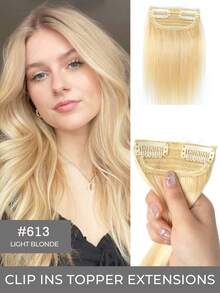 1pc Hair Piece Hair Pad Hair Root Patch Invisible Seamless One-Piece Side Thickening Hair Volume Fluffy Top Hair Replacement Female Hair Accessories - Multicolor - View 47