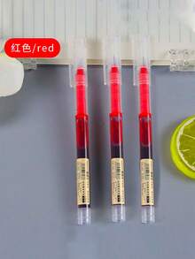 1pc/3pcs/6pcs/10pcs Quick-Drying Signature Gel Ballpoint Pens, 0.5mm Black/Blue/Red Ink, Suitable For Office Supplies, Classroom, Drawing, Markers, Stationery, School Supplies, Birthday, Holiday, Party Gifts - Multicolor - View 17