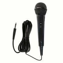 1pc Black Wired Dynamic Microphone, Instrument-Specific Pickup Microphone, Vocal Recording Microphone, Handheld Professional Mobile Microphone For Stage Performance, Karaoke, Singing, Public Speaking, Parties, KTV And Speaker Insertion, Music Accessories, Karaoke Equipment, Musical Instrument Accessories, Musician Gifts, Classroom Gifts, New Year Gifts, Party Gifts - Black - View 10