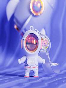 夜光钥匙扣，精致宇航员钥匙扣，服装配饰吊坠，包包吊坠，精美礼物，节日礼物，情侣钥匙扣，情侣吊坠，生日礼物，圣诞礼物，新年礼物 - 白色 - 查看 7