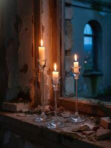 1个/3个/12个装欧式亚克力烛台，餐桌烛杯，婚礼装饰，烛光晚餐，时尚亚克力蜡烛配件，家居装饰，圣诞装饰，房间装饰，圣诞礼物