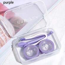 1 Set de Insertador y Removedor Portátil de Lentes de Contacto con Estuche de Almacenamiento, Incluye Pinzas, Varilla de Succión y Cucharilla de Silicona, Sin Batería, Apto para Lentes de Contacto de Color y Regulares, Caja de Almacenamiento de Estilo Coreano Transparente INS para Organización y Viaje de Lentes de Contacto Diarios - Multicolor - Ver 8