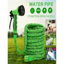25/50/75/100FT - Extendable Magic Hose With 7 Water Spray Functions, Water Gun, And High-Pressure Car Wash - Ideal For Garden, Lawn, And Outdoor Cleaning Needs, Black, Modern Minimalist Design, Perfect For Dog Bathing And Outdoor Cleaning, Essential Dog Bathing Tool | Functional Pet Product | Adjustable Nozzle - Multicolor - View 2