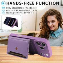 1件装磨砂系列手机壳，带挂绳、镜子、卡槽、拉链钱包和珍珠链，兼容苹果17 Pro Max/17/Air/17 Pro/17e/16/15/14/13/12/11 Pro Max/Plus Mini，三星Galaxy A56/A54/A53/A52/A51/A50/A36/A34/A33/A32/A26/A23/A22/A21S/A16/A14/A13/A12/A06，防震防摔 - 紫色 - 查看 9