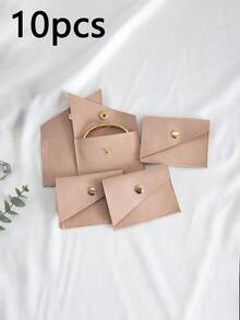 50/10/1pc Microfiber Gift Pouch Small Jewelry Presents Pouches For Necklace Christmas Wedding Gift Package Envelope Bags Small Gift Packaging For Children Birthday Favor Candy Pouches Microfiber Velvet Bag Gift Bags - CX-cFX - View 31