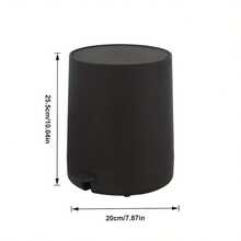 Pedal-Operated Household Trash Can With Lid, A Quiet Hands-Free Wastebasket For Bathroom, Kitchen, Living Room, Hotel, And Office, Durable Pedal-Operated Trash Bin With Removable Inner Bin, Easy-Clean Design, Odor-Blocking Lid, Modern Practical Bathroom Accessories, Space-Saving Waste Container For Everyday Use And Home Organization, Suitable For Busy Rooms - Multicolor - View 13