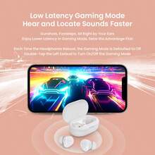 PHILIPS 无线蓝牙耳机，舒适稳固的入耳式佩戴，自动切换音频，触控操作，AI降噪，总续航时间长达18小时，并支持快速充电。 - 彩色 - 查看 7