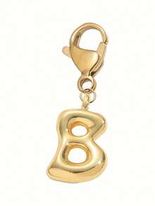 1Pc Lucky Keychain, Letters A-Z Pendant, Shiny Alloy Bag And Backpack Pendant, Perfect Gift For Birthdays And Special Occasions Keychain Ring Bag Backpack Pendant Car Pendant Gift For Women And Men, Wallet And Handbag Additions, Bag Pendant, Wallet Pendant, Lady Keychain Valentine's Day Gifts For Women: Car Keychains - Multicolor - View 24