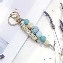 1 pieza Llavero personalizado con nombre, Dije personalizado para bolso, Regalo para días festivos/Día de San Valentín para seres queridos - llavero - Ver 15