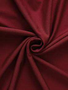 Solid Skew Neck Batwing Sleeve Bodycon Dress Sexy Ruched Mini Dress,Asymmetrical Neck Dolman Sleeve Stretchy Dress Casual Party Bodycon Dress,Sexy Slouchy Neck Long Sleeve Ruched Dress Solid Slim Fit Short Dress,Chinese New Year, Valentine's Day, Music Festivals,Evening Parties, Gatherings, Concerts, Weddings - Burgundy - View 8