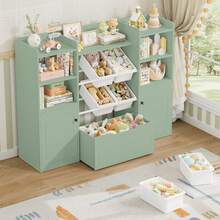 Kids Bookcases, Cabinets & Shelves - màu xanh lá - Xem 10