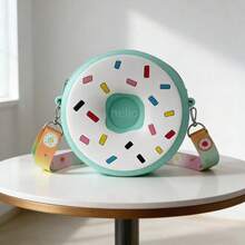 Cute Donut Shaped Wallet, Ideal As Birthday Gift, Christmas Gift, And Party Favor - Multicolor - View 6