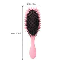 Fvaql Curly Hair Brush,Curl Defining Brush Defining With Side Gear For Combing, Shaping, And Styling Curly Hair, Uitable For All Hair Types, For Both Men And Women(Pink) - ColorB - 查看 2