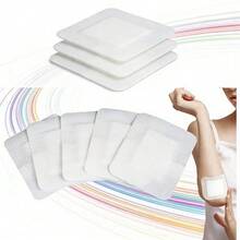 纱布（2种款式）- 30片装 - 无纺布底纱布垫 - 柔软透气，适用于紧急敷料，亲肤，易于移除，不粘皮肤黏液 - 彩色 - 查看 6