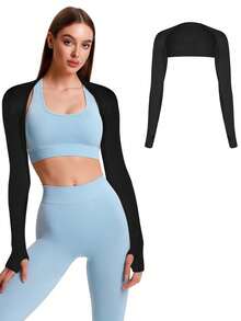 Mangas de enfriamiento tipo chal, fundas para brazos con protección solar con agujeros para el pulgar, manga tipo tatuaje para mujeres - Baloncesto, Golf, Fútbol Mangas de enfriamiento para deportes, Unisex - A - Ver 9