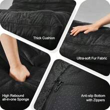 Chaise Lounges - negroBlackPlush - 查看 7