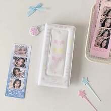 Marco de Cabina de Fotos Multicolor HUA HUA Álbum de Cabina de Fotos para Tiras de Fotos de 2x6 Pulgadas Álbum de 20 Páginas 40 Fotos - Blanco - Ver 13