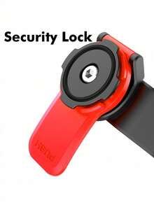 1pc Black & Red ABS Mountain Bike Motorcycle Bicycle Phone Holder, Cycling Phone Navigation Bracket