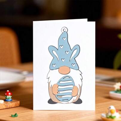 Creative Dwarf Cutting Dies, DIY Scrapbooking Album And Embossing Stencil, Greeting Card Making Tool, Card Paper Cutting Crafts ,Gift Card Making Template Die Cuts.