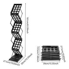 YUNRUX Magazine Rack - Black - View 2