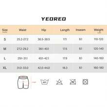 YEOREO CoreFlex Women Workout Biker Shorts With Cargo Pockets Hidden Scrunch High Waisted 8" Inseam Gym Shorts Summer Shorts For Women Black Shorts - 黑色 - 查看 8