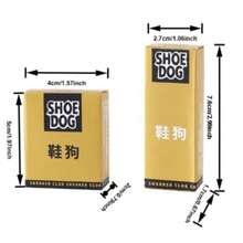 1pc Suede Eraser Shoe Cleaner, Rubber Cleaning Sponge For Sneakers, Leather Shoes, Removes Dirt And Stains - White - View 10