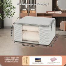 Large Storage Organizer Bag - Heavy-Duty Non-Woven Fabric With Transparent Window, Multi-Layer Clothing Storage Box, Suitable For Wardrobe, Under Bed, Travel - Space-Saving Vertical Storage, Suitable For Women's Fashion, Bedroom, Household - Elegant Modern Design, Clothing Storage Organizer S - Multicolor - View 14