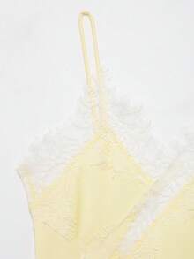 Seelio New Women's Fashion European And American Style Lace Decorative Sexy Lingerie-Style Top