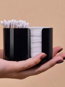 Qtip Dispenser Bathroom Storage Holder Storage Jar, Plastic Acrylic Jar For Ball Pads, Dental Floss Picks, Hair Clips