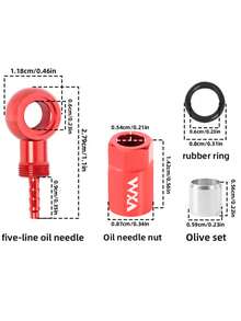 VXM Bicycle Hydraulic Brake Hose Adapter Fitting, Suitable For SLX/XT/XTR Brake Hose Repair - Multicolor - View 4