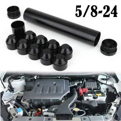5/8x24 BLK Aluminum FUEL FILTER 1-3/4X10 NAPA 4003, WIX 24003 For Car Use Only