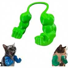 Creative Cat Muscle Arm 3D Printed Cat Neck Brace, Funny Pet Prop, Small Cat Birthday Party Supplies - Multicolor - View 6