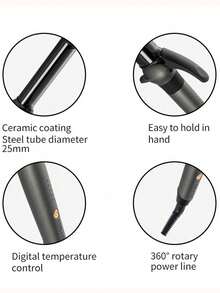 Máy uốn tóc SOKANY 794, máy uốn và duỗi tóc, công nghệ Nano, nhiệt độ điều chỉnh được (25mm) - màu đen - Xem 7